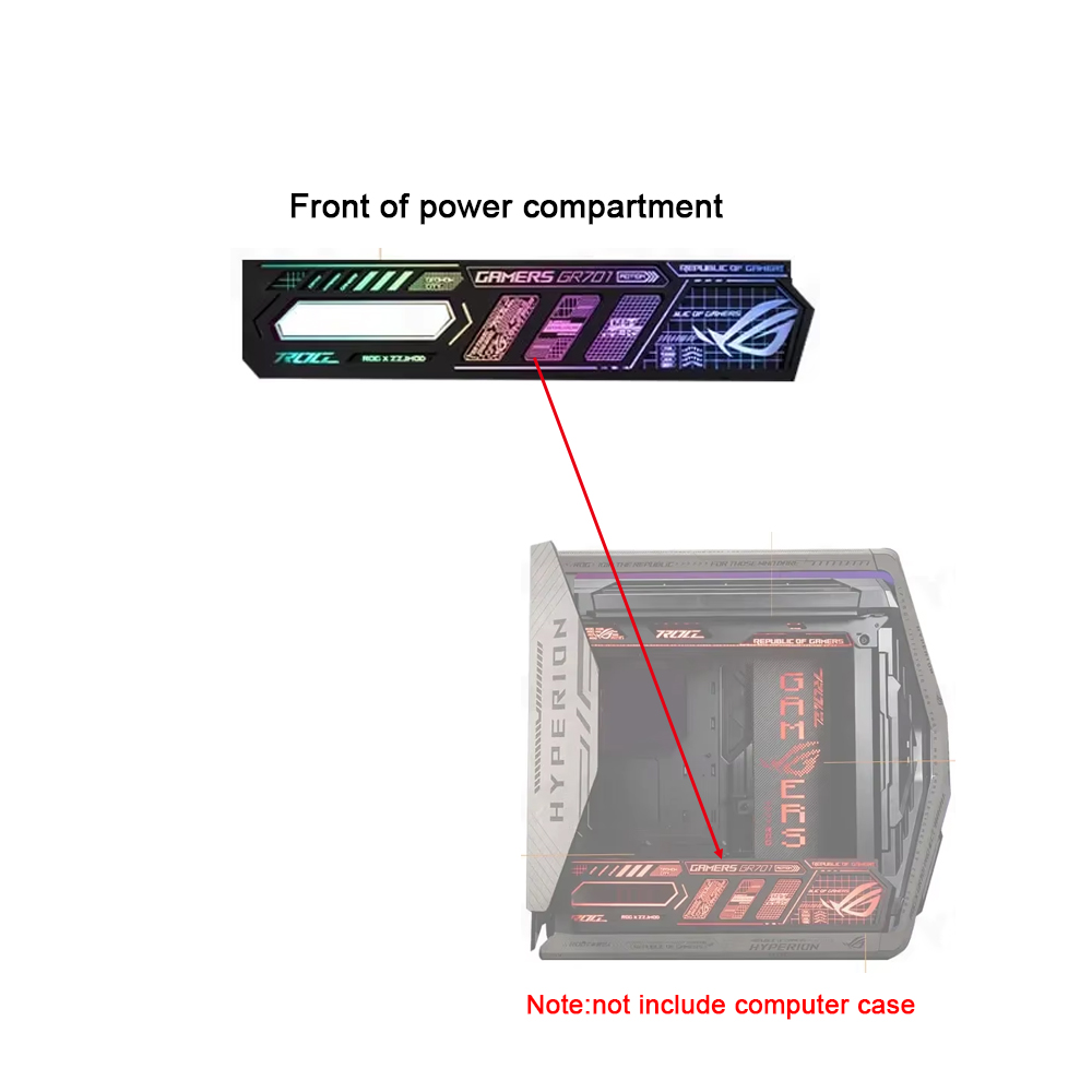 Panele oświetleniowe ARGB ROG  – Holy Stone Drone Hs440 recenzja i cena