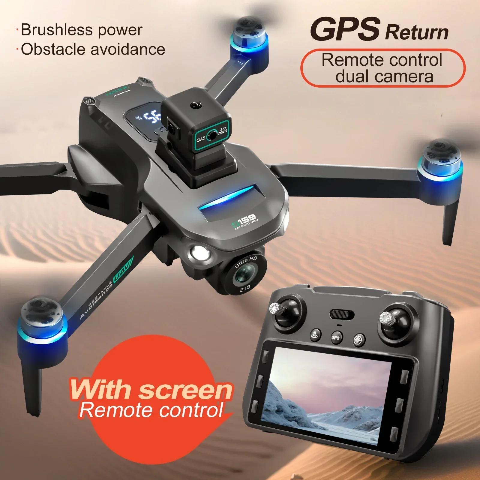 Dron GPS S159, profesjonalny q – Drone Camera Hd recenzja i cena